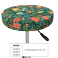 thumbnail image 4 of Kll Merry Christmas Round Bar Chair Cushion Cover 13 Inch,Bar Stool Protector With Elastic, Soft Washable, 4 of 7
