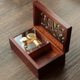 thumbnail image 4 of Caja de música de cuerda hueca, caja de música de madera para joyas, Sky City, regalos creativos, regalo pequeño, diseño único, uso versátil, 4 of 5