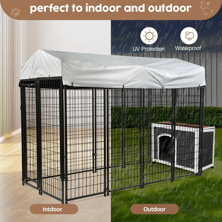 Coziwow 7'x 3'x 6' Outdoor Dog Kennel Pet Playpen Enclosure with