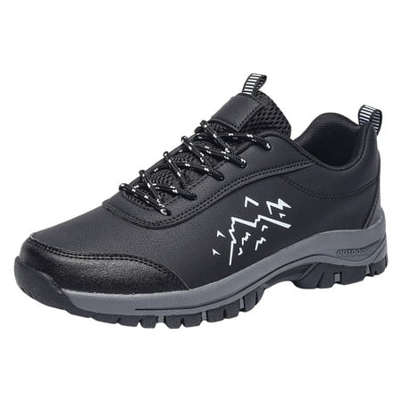 zuwimk Men s Fashion Sneakers Wide Basketball Shoes for Men Extra Wide High-top Sneakers for Flat Feet