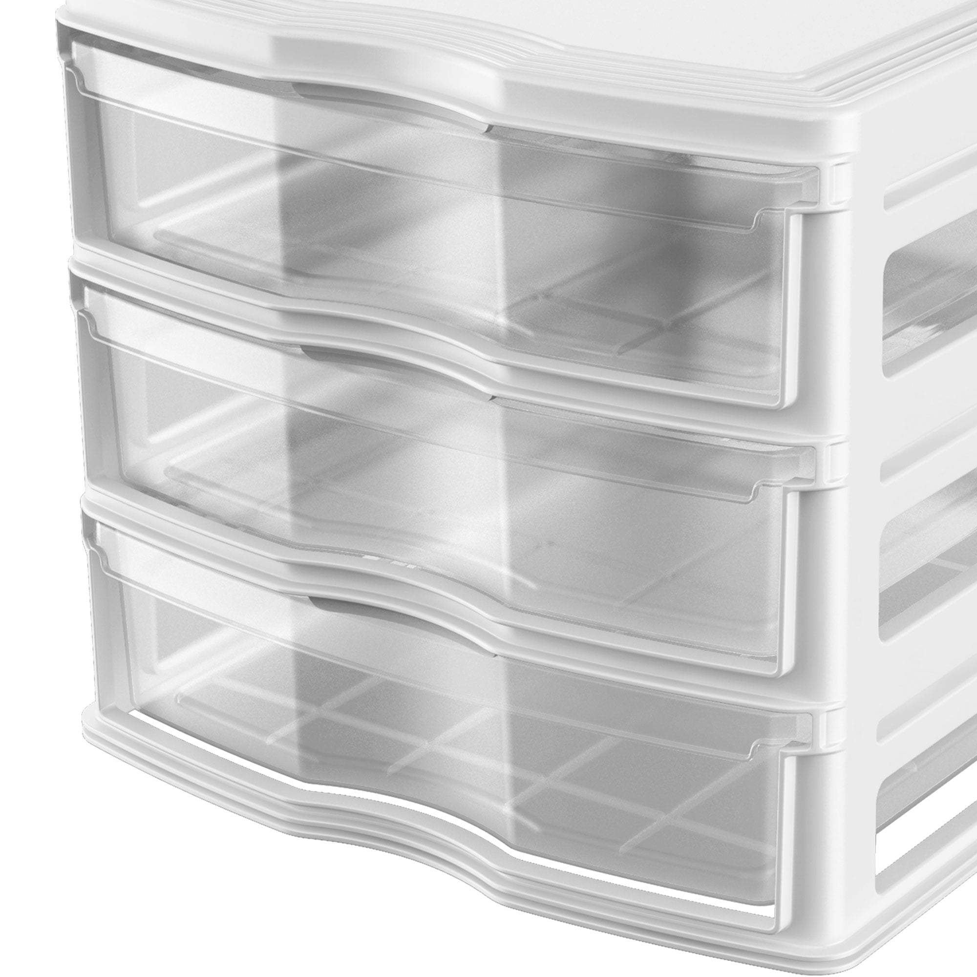 Life Story 3 Drawer Stackable Shelf Organizer Storage Drawers, Black (3  Pack), 1 Piece - King Soopers