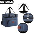 thumbnail image 3 of Thermal Lunchbox Leakproof Cooler Bag, Dual Compartment Lunch tote for Work Camping Trave, 3 of 5