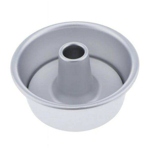 1 Set Alloy Chiffon Cake Round Hollow Angel Food Cake Pan Baking Mould 4 inch