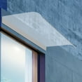 thumbnail image 5 of PC Clear Front Door Window Awning Canopy Sun Shade Rain Cover UV Protect Patio Canopy for Restaurants, 5 of 20