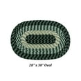 thumbnail image 3 of Better Trends 20"x 30" Oval Rug 100% Polypropylene Durable & Stain Resistant Reversible Indoor Area Utility Rug (Hunter Stripe) Alpine Stripe Collection, 3 of 5