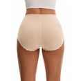 thumbnail image 3 of INSPIRE CHIC Women's High Waisted Underpantys Breathable Tummy Control Briefs 3XL Light Beige, 3 of 4