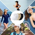 thumbnail image 5 of TAGVO 2 Pack Wide Brim Visor Hat for Women, Quick Dry Flexfit Sun Hat Wicking Beach Sunhat Adjustable Sports Caps UPF50+ Protection for Outdoors, 5 of 9