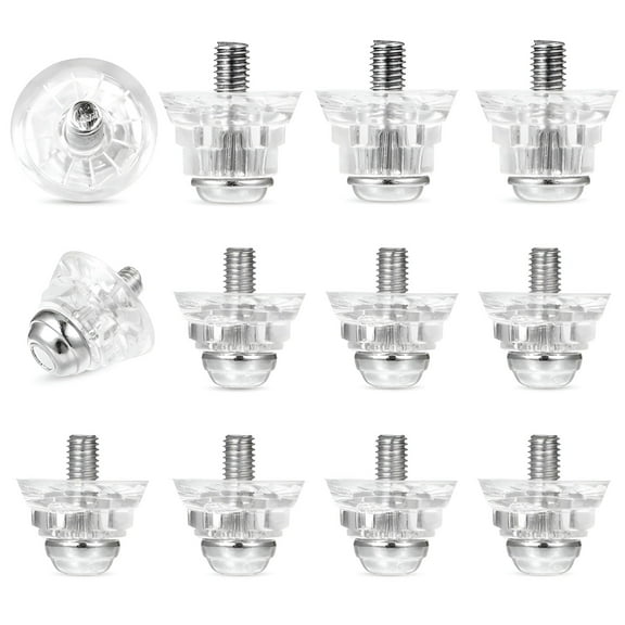 BESTSKY Football Replacement Cleats, 4-pieces 16mm & 8 Pieces 13mm, Metal & Nylon, 10.5x7.0x2.2cm, 12-count