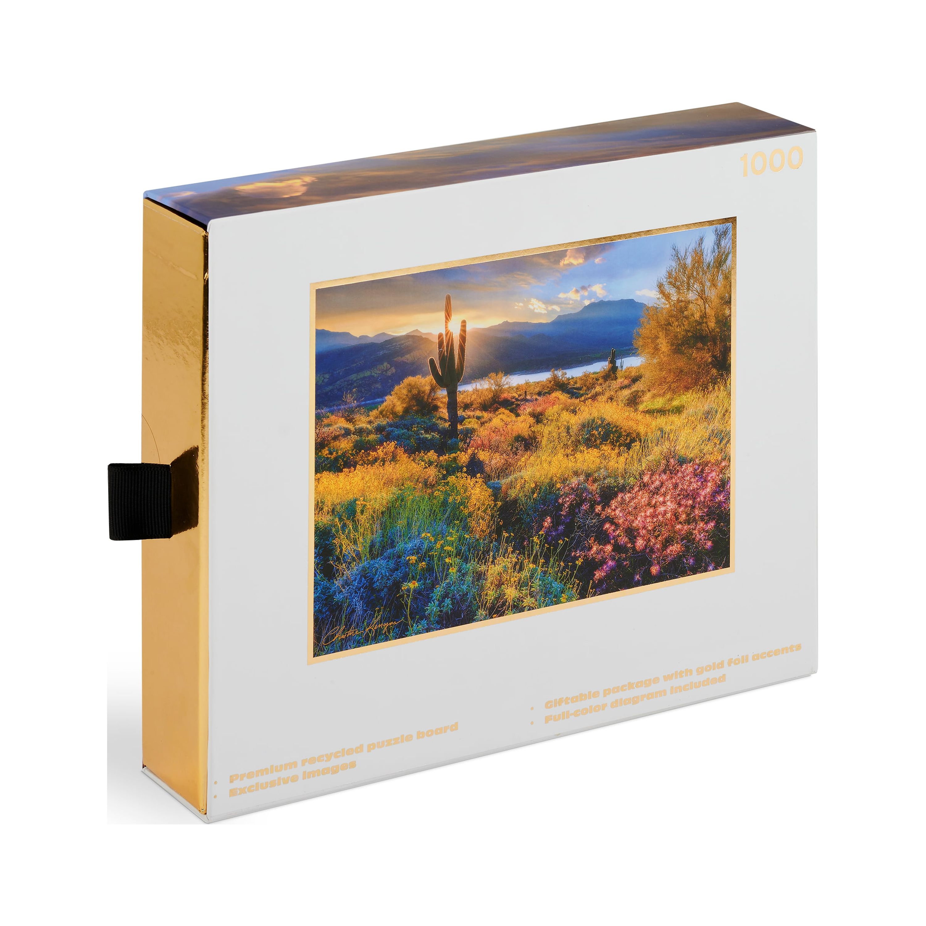 Buffalo Games 1000-Piece Gold Collection Desert Dawn Jigsaw Puzzle