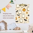 thumbnail image 4 of FORMRS Acrylic Clipboard with Low Profile Clip Standard A4 Letter Size, 12.5" x 9", Halloween Cute Ghosts, 4 of 8