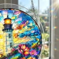 thumbnail image 2 of Acrylic Puzzle Suncatcher Window Hanging Ornament, Stained Glass Style Decor for Home Living Room, DIY Jigsaw Light Catcher Rainbow Maker Home Accent, 2 of 3