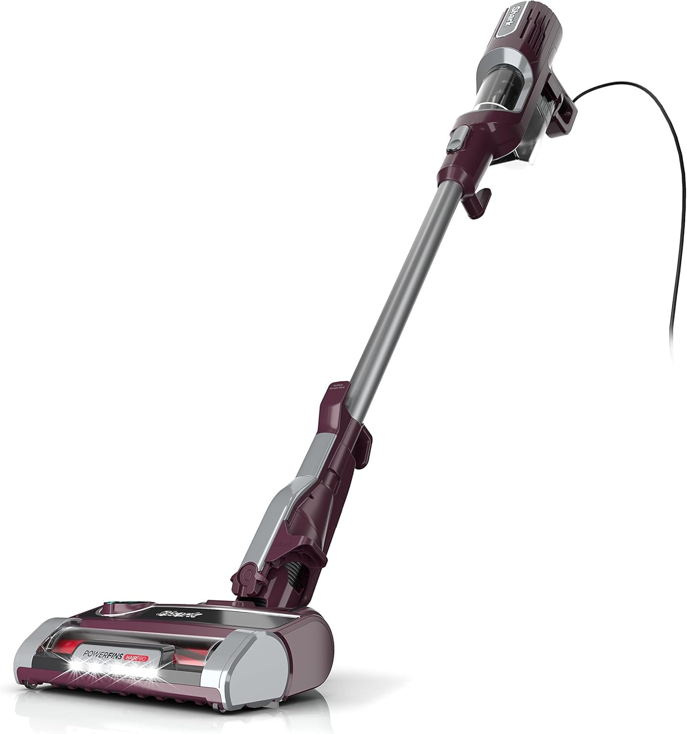 Restored Shark HZ702 Ultralight PetPro Corded Stick Vacuum with PowerFins HairPro Odor Neutralizer Technology, Wine Purple, 0.37 L Capacity (Refurbished)