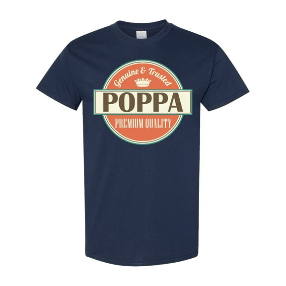 Inktastic Genuine Poppa T-Shirt