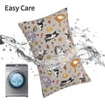 thumbnail image 6 of cute cat Pillow cases pillow covers Standard Size pillow case pillow protector, Soft ,with Zipper pillowcase 20"x30", 6 of 6