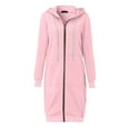 thumbnail image 5 of FAVIPT 2024 Hoodies for Women Casual Full Zip Up,Zip Up Hoodies for Women Long Tunic Sweatshirts Plus Size Solid Color Long Sleeve Casual Drawstring Hooded Sweatshirt Jacket 2024, 5 of 8