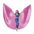 thumbnail image 4 of Injueey Ala de danza del vientre con palo telescópico Disfraces para adultos Accesorios de baile Fiestas de carnaval de Halloween Festivales Type2 NO2, 4 of 6