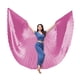 thumbnail image 5 of Kearding Ala de danza del vientre de 360 ​​grados, disfraces de adultos para mujer para actuaciones, Halloween, Carnaval, espectáculos, Rosa 2piezas, 5 of 6