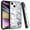 Marble White, variant on GSA Gold Flake Marble Candy Case for iPhone 13 (6.1") - Black