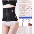 thumbnail image 4 of Cinturón de plástico para la cintura, moldeador de cuerpo, transpirable, moda inglesa, cinturón posparto de 6 botones para mujer, 4 of 6