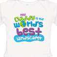 thumbnail image 4 of Inktastic Landscaper Daddy Boys or Girls Long Sleeve Baby Bodysuit, 4 of 5