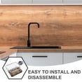 thumbnail image 3 of unbranded Soporte Para Esponjas Y Jabonera Para Fregadero De Cocina En Acero Resistente Y Fácil De Limpiar, 3 of 8