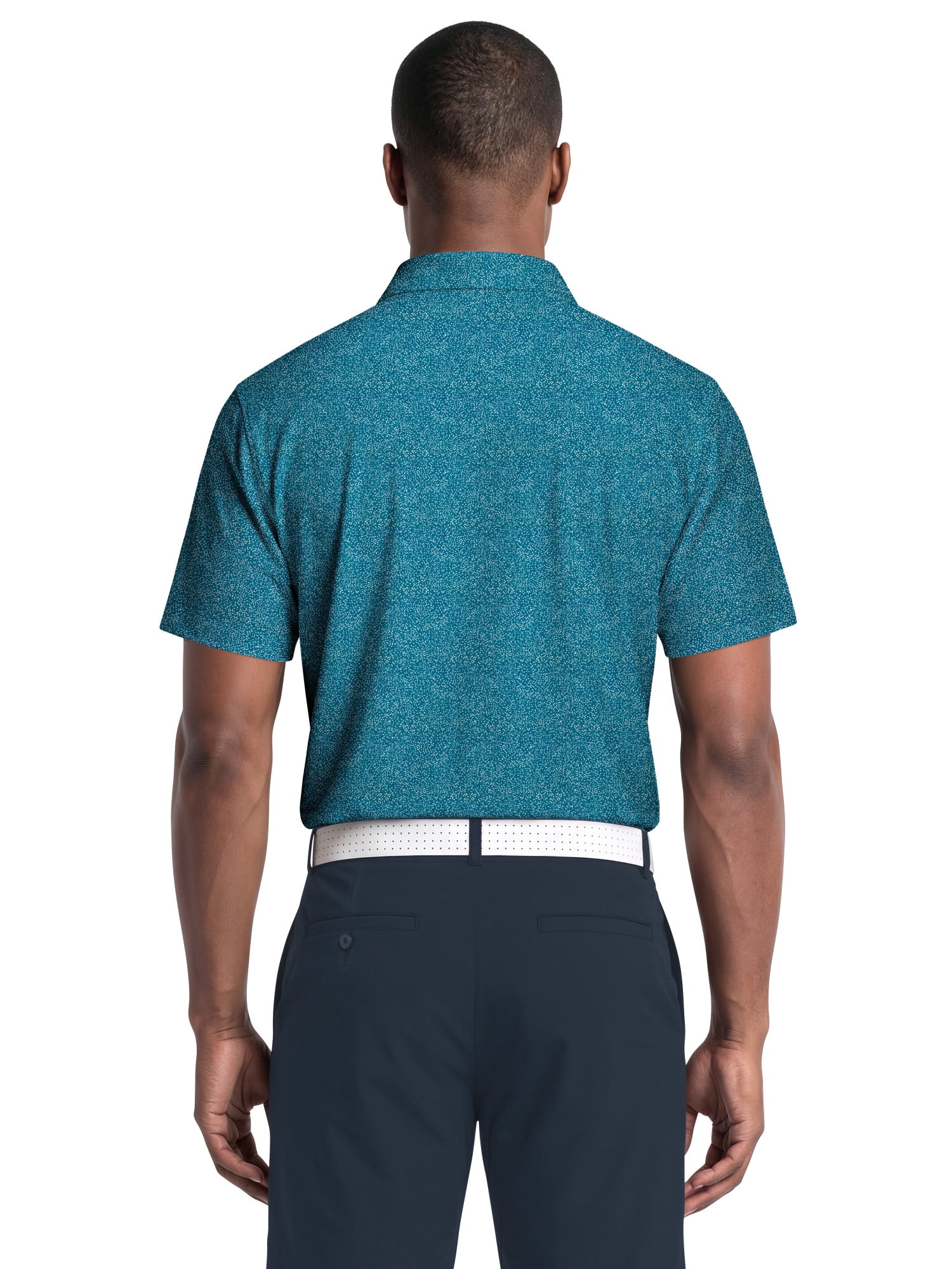 Ben Hogan Performance Men’s & Big Men's All-Over Micro-Confetti Short Sleeve Golf Polo Shirt, Sizes S-4XLT