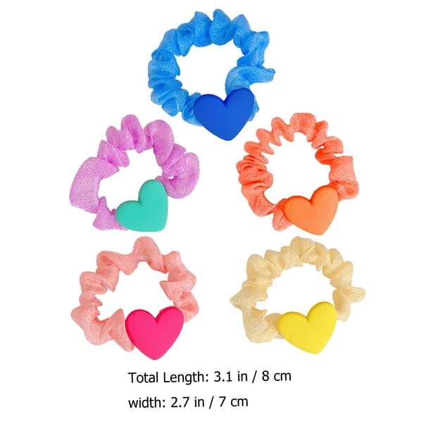 BEADCEST 5Ud Coleteros Elastics De Tela Y Resina Decorativos Para Con Charms