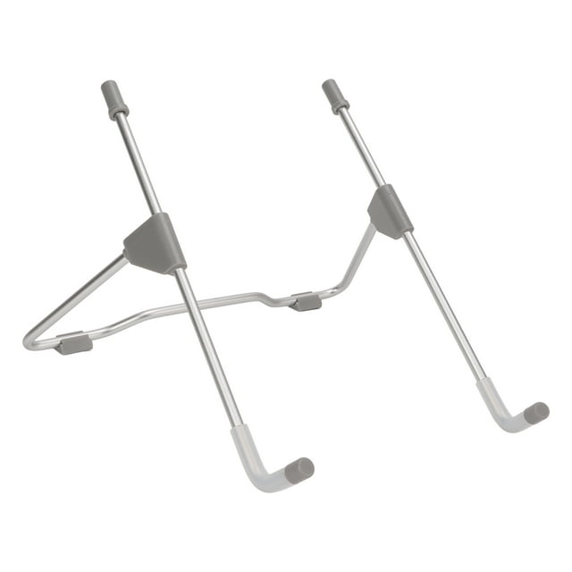 Support de Tablette Réglable, Ajustement de Dissipation Thermique Amortissement Aluminium Aviation Largeur Réglable Support Pliable pour Tablette pour Ordinateur Portable Gris Argenté