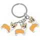 thumbnail image 1 of BRIGHTFUFU 1 llavero de perro Corgi, regalo de fiesta, mochila, llavero Corgi, colgante decorativo., 1 of 7