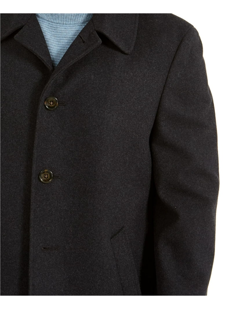 Lauren Ralph Lauren Mens Classic-Fit Wool Blend Coat 58 Regular