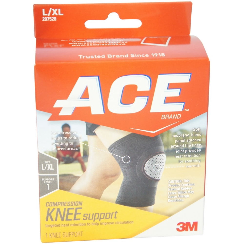 ACE Compression Knee Support LG/XL 1 Each