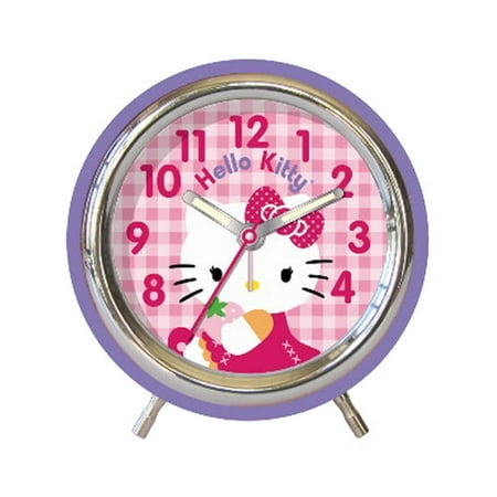 Hello Kitty Quartz Analog Retro Alarm Clock Walmart Com