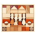thumbnail image 1 of Montessori Wooden Building Blocks Wood Block Stacking Toys for Children Kids, 1 of 8