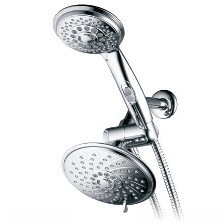 Water-Saving 3.0" Shower Head with Handheld ON/OFF Pause Switch 4 Setting Spray 