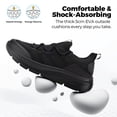 thumbnail image 5 of Fittington Men's Extra Wide Walking Shoes - Mens Slip on Shoes with Arch Support & Thick Cushioned Sole for Plantar Fasciitis, Swollen feet, Bunions, 5 of 11