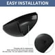thumbnail image 4 of Reemplazo de tapa de espejo lateral izquierdo del conductor 1 Pc ABS negro para DACIA DUSTER 2017-2021, cubierta de guardia de espejo No.963734568R, 4 of 7