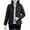 Black, variant on Women's Winter Short Puffy Coat Hooded Thermal Insulated Jacket For Cold Weather Fashionable Outerwear
