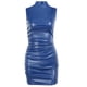 thumbnail image 2 of Vestido sin mangas de cuero sintético para mujer: ajustado a las caderas, sexy para fiesta, tejido elástico, tallas S-L (busto/cintura/cadera/largo), 2 of 7