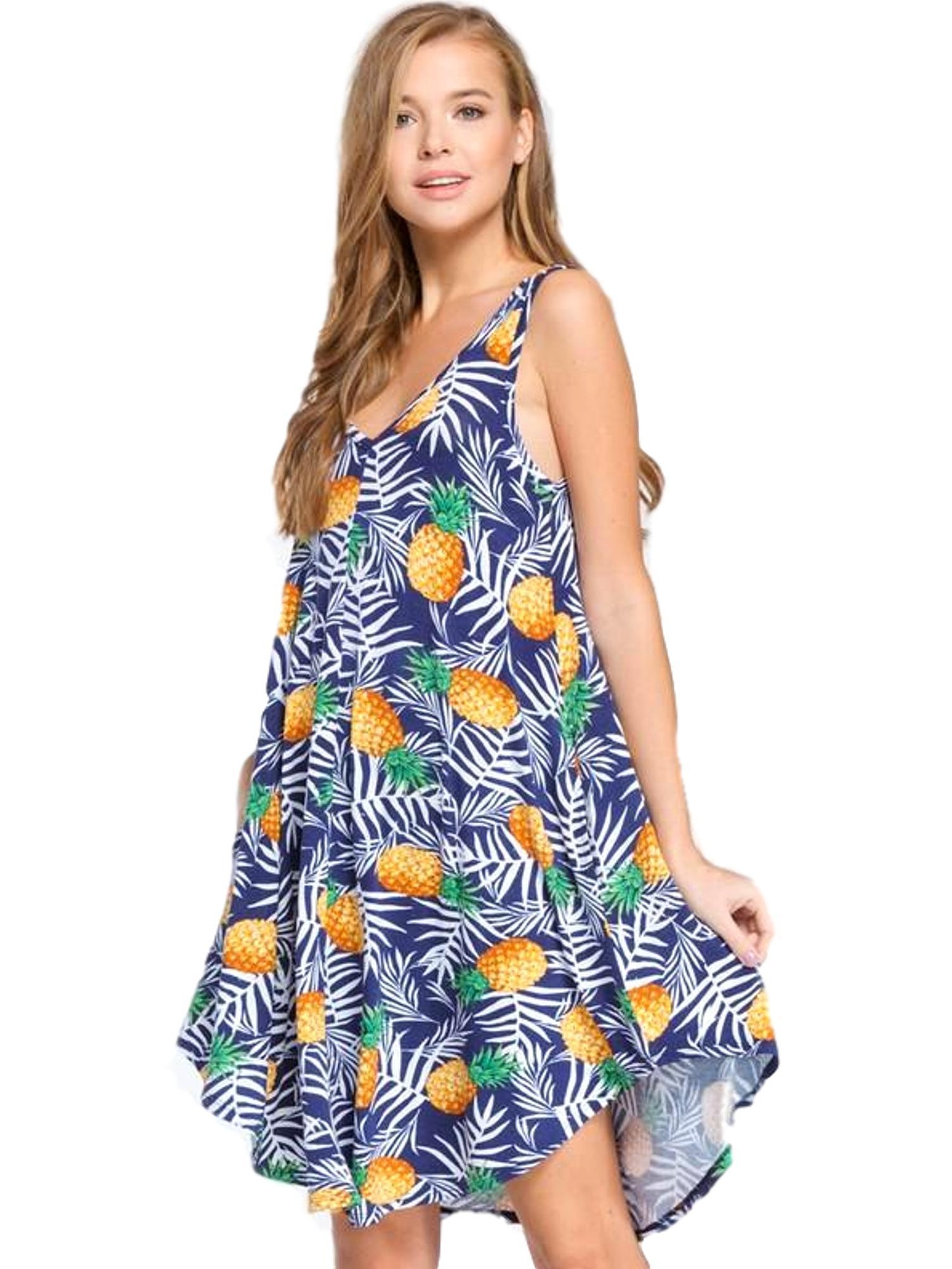 loose scoop back dress