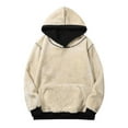 thumbnail image 6 of Fenclushy Womens Winter Hoodies Warm Fleece Sherpa Lined Pullover Hooded Sweatshirt(Black,M) .., 6 of 7