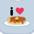thumbnail image 4 of Inktastic I Love Pancakes Boys or Girls Baby Bib, 4 of 4