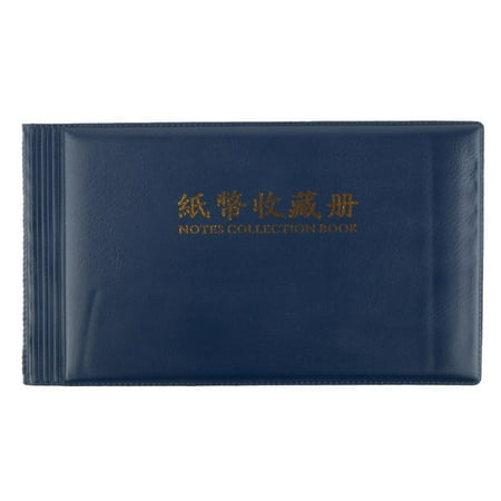 

Banknote ALBUM with 30 pages 21x12.5 cm Notes Folder Book Paper Money Collection