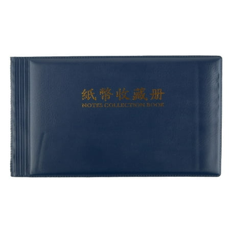 

Banknote ALBUM with 30 pages 21x12.5 cm Notes Folder Book Paper Money Collection