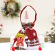 thumbnail image 2 of Bolsos de caramelos navideños con mango de dibujos animados de oso Elk Santa muñeco de nieve con cordón de regalo, bolsa de Goodie, recuerdos de fiesta para niños adultos, muñeco de nieve Feliz Sencillez, 2 of 5