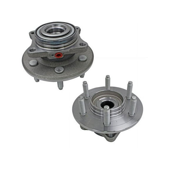 Rear Wheel Bearing Hub Assembly Set of 2 - Compatible with 2007 - 2010 Ford Expedition 4WD RWD 2008 2009
