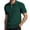 Dark Green, variant on Gyexs Mens Knit Polo Shirts Short Sleeve Slim Fit Textured Golf Polo Shirt Casual Button Classic Fit Collared Golf Shirts Pullover Tops Brown, Size XXXL