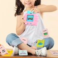 thumbnail image 3 of Flashcard Machine with 112pcs Word Cards Educational Words Learning Machine 300mAh USB Rechargeable Words Card Reader Preschool Toy for Toddlers, 3 of 6