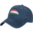 thumbnail image 1 of Hungary Flag Hat Women Baseball Cap Adjustable Hats, 1 of 6