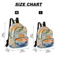 thumbnail image 2 of FORMRS Mini Backpack Purse for Women Travel Daypack Casual Shoulder Bag, Blue Goldfish Bowl, 2 of 7