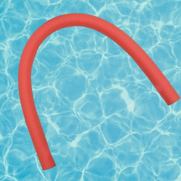 Palo De Flotador De Agua De Piscina De Natación Fideos de ayuda flotante para niños y adultos de 3 años en adelante (rojo 6.5x150cm)